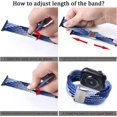 thumbnail image 3 of Adjustable Braided Solo Loop with Buckle Compatible With Apple Watch Band 42mm 44mm 45mm Soft Wristband Stretch Nylon Elastic Strap for iWatch Series, 3 of 4