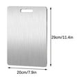 thumbnail image 1 of Hot Picks, Stainless Steel Chopping Board, Food-Grade 304, Dishwasher Safe, Hangable, for Kitchen Prep, Multi-Purpose Cutting Surface, Kitchen Essential, Hygienic Surface Hzhnb Popular Picks, 1 of 8