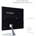 thumbnail image 4 of ViewSonic 32" 1080p Frameless Widescreen IPS Monitor with Screen Split Capability HDMI and DisplayPort, 1920x1080, Silver, VX3276-MHD, 4 of 6