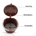 thumbnail image 4 of Taza para filtro de café, apta para cestas de filtros de café reutilizables. Utensilios de cocina y cafetería. marrón, 4 of 9