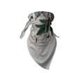 thumbnail image 4 of Ambesonne Cat Unisex Bandana, Kitty in a Noble Pose Bohemian, , Grey Green Pale Rust, 4 of 4