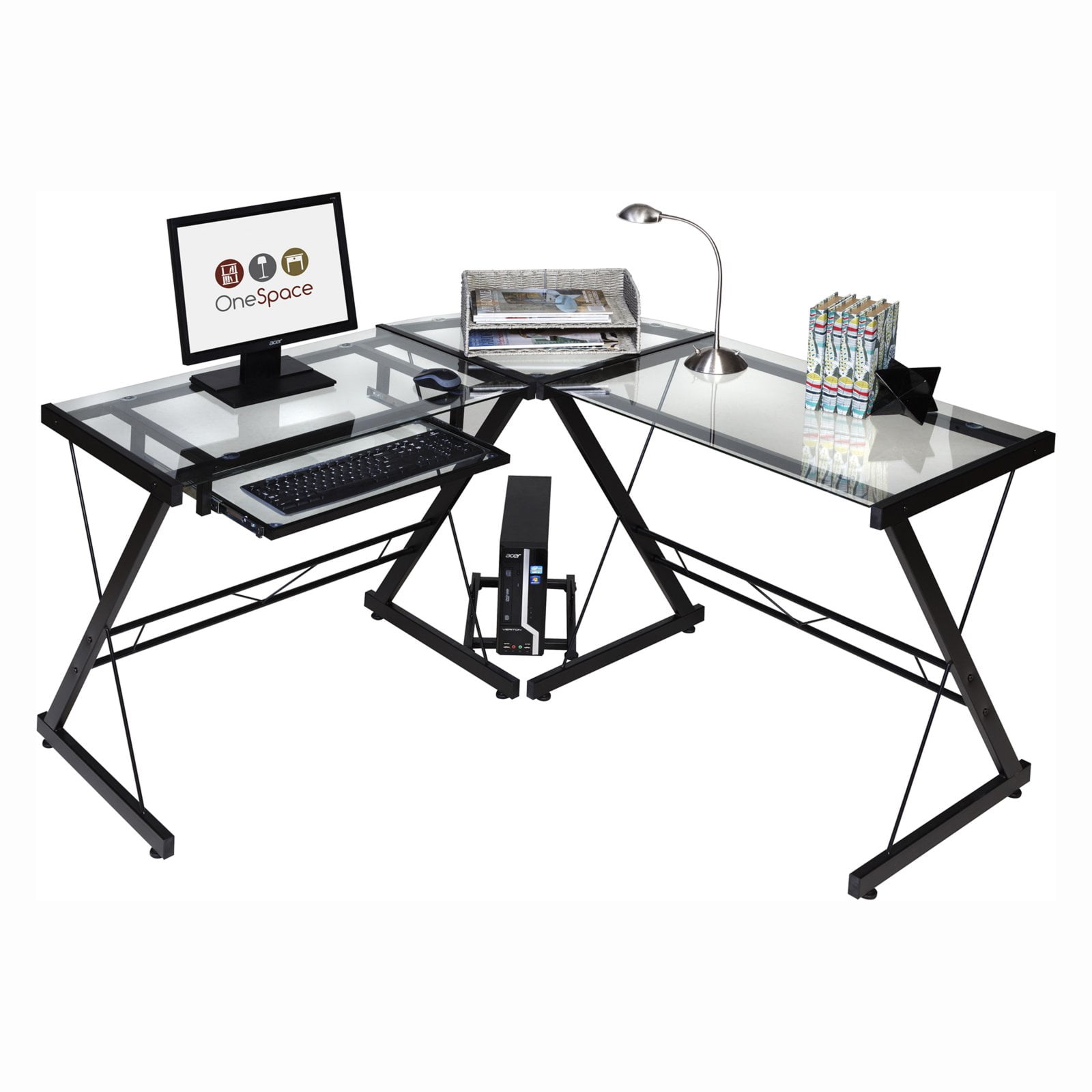 Onespace Ultramodern L Shaped Computer Desk Com