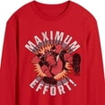 thumbnail image 2 of Marvel Deadpool - Maximum Effort - Men's Long Sleeve Graphic T-Shirt, 2 of 4