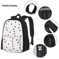 thumbnail image 3 of Balery Ladybugs Flying On Dotted Route Mochila Escolar 3 en 1 para Niños - Mochila Resistente con Lonchera Térmica y Estuche - Mochila Escolar para Niños y Niñas, 3 of 7
