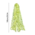 thumbnail image 3 of Mouliraty Artificial Fake Wisteria Vine Rattan Hanging Garland, Wisteria Flower Vines Garland Strings Fake Hanging Flowers Silk Wisteria Garlands for Wedding Garden Christmas Bouquet, Green, 3 of 6