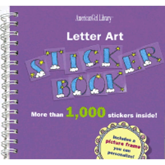 Pre-Owned Letter Art Sticker Book (Unknown) 158485636X 9781584856368
