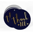 thumbnail image 2 of Inkdotpot Pack Of 100 Thank You Bridal Shower-Baby Shower-Retirement-Wedding-Birthday Favor Paper Tags Craft Real Gold Foil Hang Tags, 2 of 7