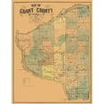 thumbnail image 2 of Wilson 20x24 Gold Ornate Wood Framed with Double Matting Museum Art Print Titled - Grant County Wisconsin - Wilson 1857, 2 of 4