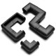 thumbnail image 2 of Prevent Children Colliding With Table Corner Protector Foam (12pcs, Black) 55*55*24*8mm, 2 of 4