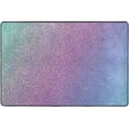 thumbnail image 4 of SKYSONIC Colorful Anamorphism Bling Non-Slip Area Rug, Fantasy Galaxy Floor Carpet Comfort Floor Mats Decor for Indoor Front Porch Living Room Bedroom Kitchen, 36"x24", 4 of 5