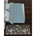 thumbnail image 3 of Unique Loom Whimsy Kids Collection Area Rug - Butterflies (2' 2" x 6' 1" Runner Charcoal Gray/Blue), 3 of 9