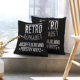 thumbnail image 6 of LALILO Throw Pillow Covers Retro Alphabet Font Letters And Numbers Cushion Cover 18" x 18", 2 Pack, 6 of 6
