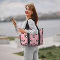 thumbnail image 3 of Rocae Valentine'S Day Panda for Travel Shoulder Bag Top Handle Handbag with Yoga Mat Buckle for Gym, Work, Travel, 3 of 7