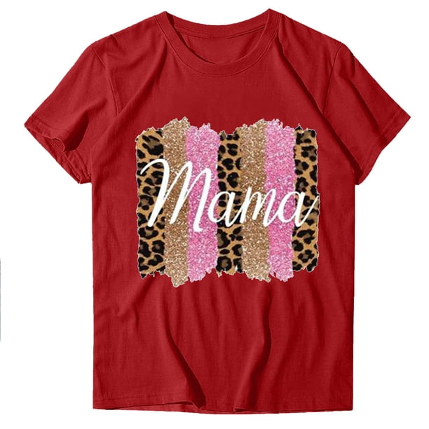 Blusas de Manga Corta para las Mujeres Divertido Impreso Cuello Redondo Tee, Vintage Humor Gráfico Blusas de Primavera para las Mujeres
