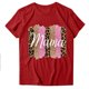 thumbnail image 1 of Blusas de Manga Corta para las Mujeres Divertido Impreso Cuello Redondo Tee, Vintage Humor Gráfico Blusas de Primavera para las Mujeres, 1 of 3