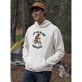 thumbnail image 2 of Go Mountains Bear On Bike Hoodie Men -Image by Shutterstock, Male 3X-Large, 2 of 4