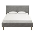 Mr. Kate Daphne Upholstered Bed with Headboard and Modern Platform