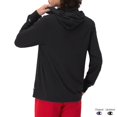 thumbnail image 2 of Camiseta Champion Midweight para hombre con capucha, talla XL, color negro, 2 of 5