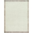 thumbnail image 3 of Livabliss x Our PNW Home Olympic Solid Border Runner Area Rug, 2'7" x 12', Ivory/Brown, 3 of 10