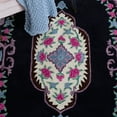 thumbnail image 6 of SAFAVIEH Bellagio Chandler Floral Wool Area Rug, Black/Ivory, 5' x 8', 6 of 11