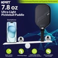 thumbnail image 5 of XPRT Fitness USAPA Approved Fiberglass Pickleball Paddle with 4 Outdoor Balls, 7.8 oz, 5 of 8