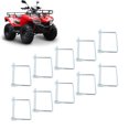 thumbnail image 1 of 10Pcs Stainless Steel Coupler Pin with Anti Lost Chain for ATVs UTVs Trucks Trailers, Durable & Reliable, Stable and Firm, Easy to Use, Ideal Replacement, 1 of 8