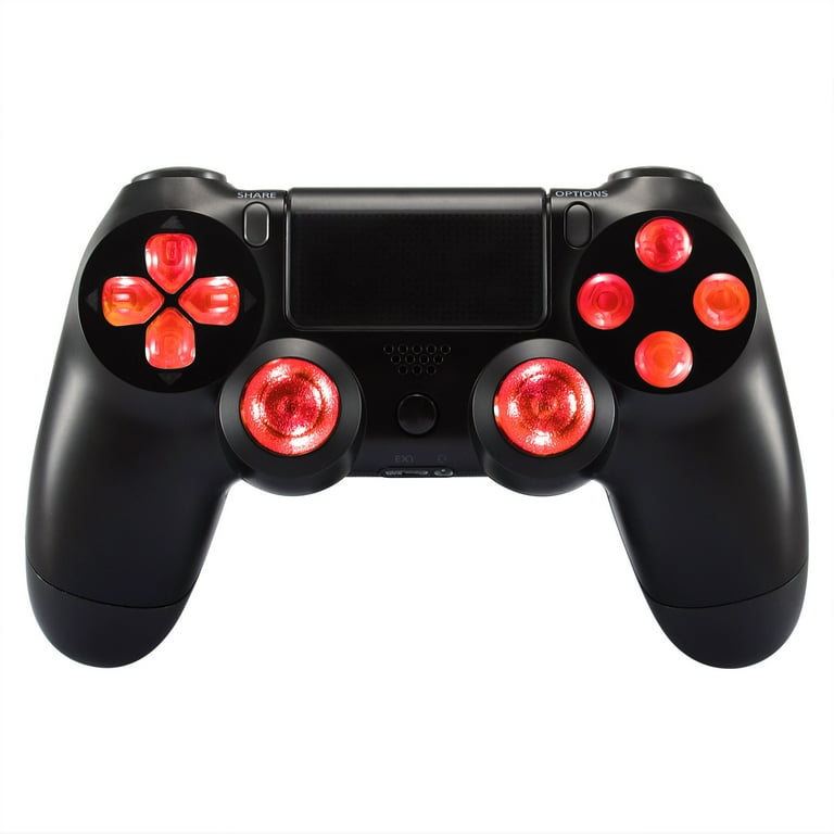 Multi-Colors Luminated Dpad Thumbstick Share Home Face Buttons for