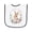 White and Navy, variant on Inktastic My First Easter Bunny Baby Terry Cloth Bib