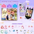 thumbnail image 4 of Teléfono inteligente para niños Yosfeng para niños pequeños con pantalla táctil, cámaras duales, 4 of 7
