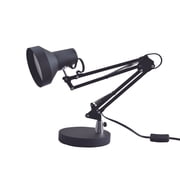 Home Decorative Mainstays LED Architect Desk Lamp, Black Metal, Powder Coating Finish, for All Ages