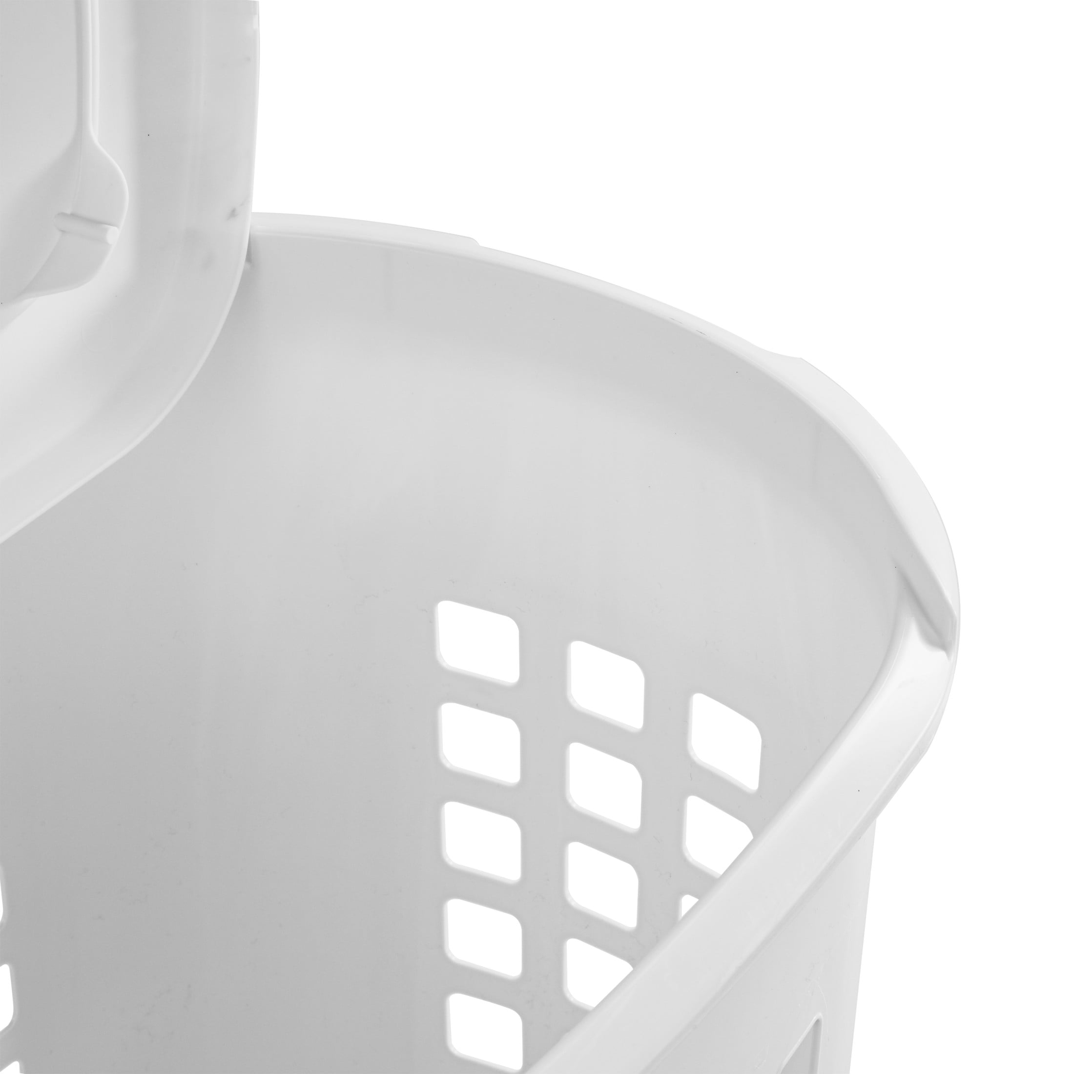 Sterilite 2.3 Bushel LiftTop Laundry Hamper Plastic Adult, White Case of 4