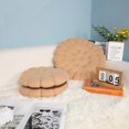 thumbnail image 3 of Almond Sandwich-35cm Simulation Sandwich Biscuit Cushion Sofa Cushion Lumbar Bedside Pillow, 3 of 5