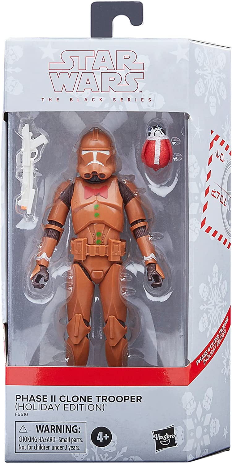 Star Wars Black Series Phase II Clone Trooper (Holiday Edition) Action ...