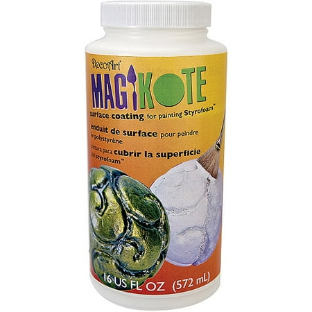 Deco Art DS10565 DecoArt Magikot Surface Coating For Styrofoam-16 Ounces