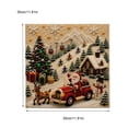thumbnail image 3 of Christmas Decorations for Home, Pearl Painting Kit, Christmas Diamond Painting for Adults, Pearl Diamond Art, 12X12 Inch 3D Beaded Pearl Christmas Cottage Scene Square Wall Art, 3 of 5