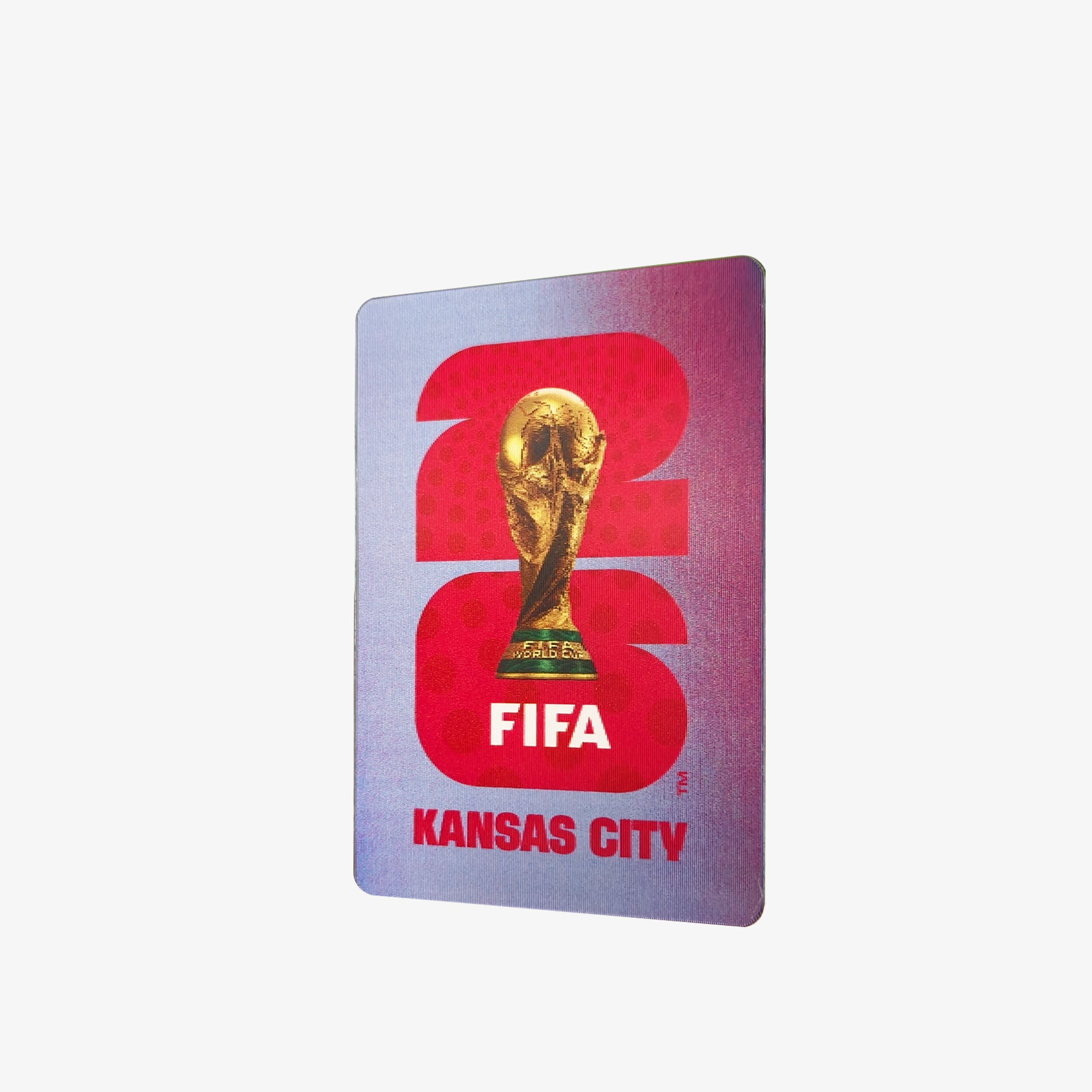 FIFA World Cup 2026 Host City Soccer Lenticular Magnet - Kansas City