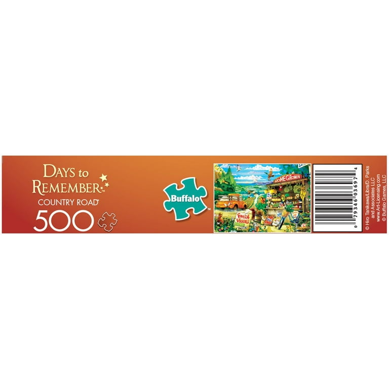 Buffalo Games - Days to Remember - Country Road - 500 Piece Jigsaw