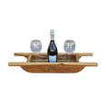 thumbnail image 6 of EcoDecors® Eleganto® 29" Teak Wood Bath Caddy in EarthyTeak Finish, 6 of 11