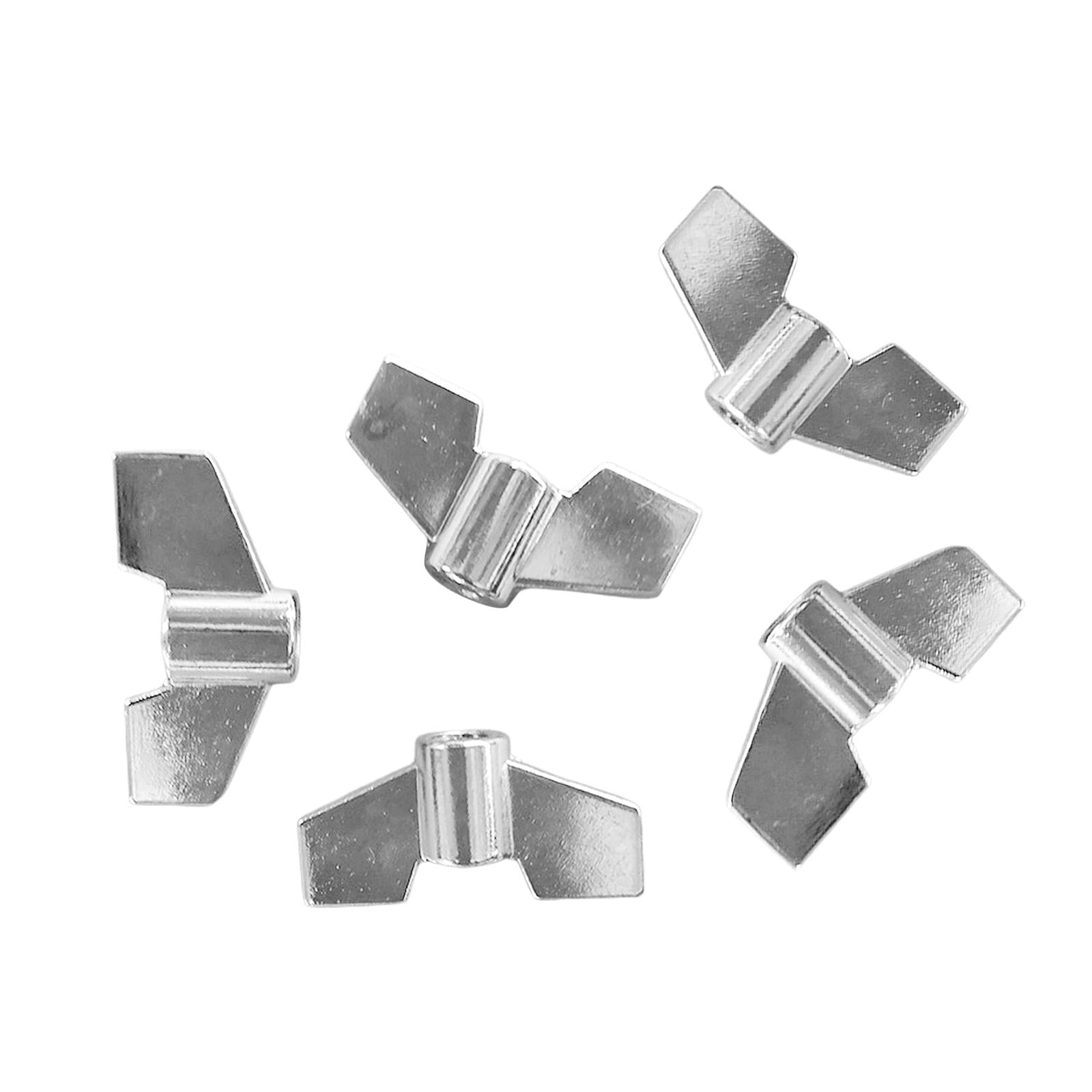 5x Drum Cymbal Stand Wing Nuts Heavy Duty Wing Nuts Practice Drum Wing