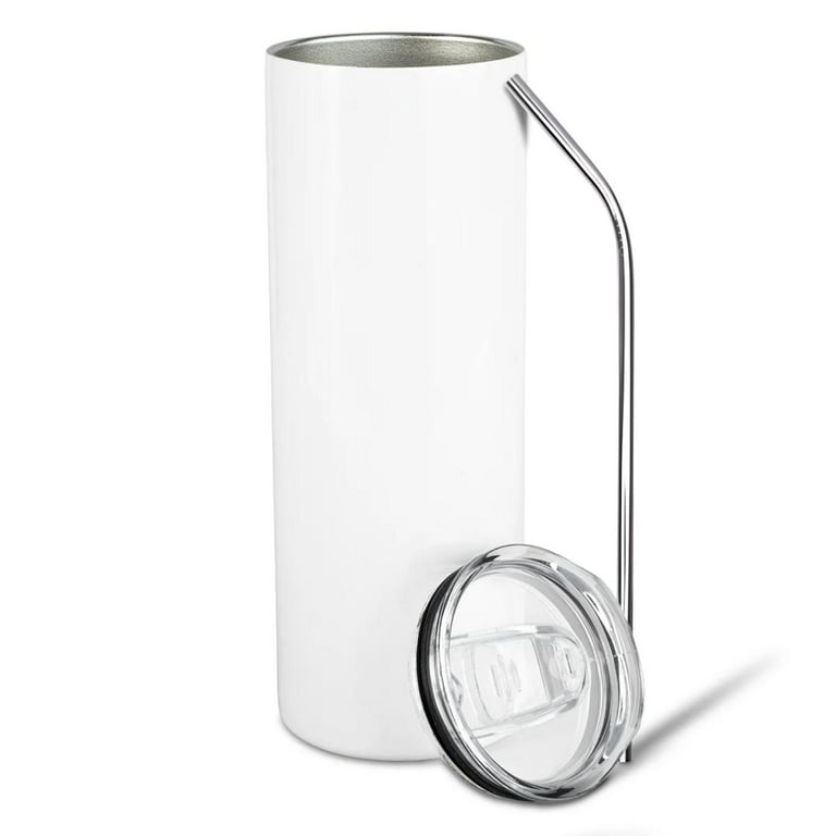 Hello Hobby Stainless Steel Sublimation 20oz Skinny Tumbler Blanks,  Insulated Diy Set, 2 Pack, White - Walmart.com