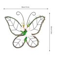 thumbnail image 2 of Outdoor Spring Decorations Butterfly Shaped Wreath Artificial Floral Wreaths for Front Door Window Home Decor, 2 of 3