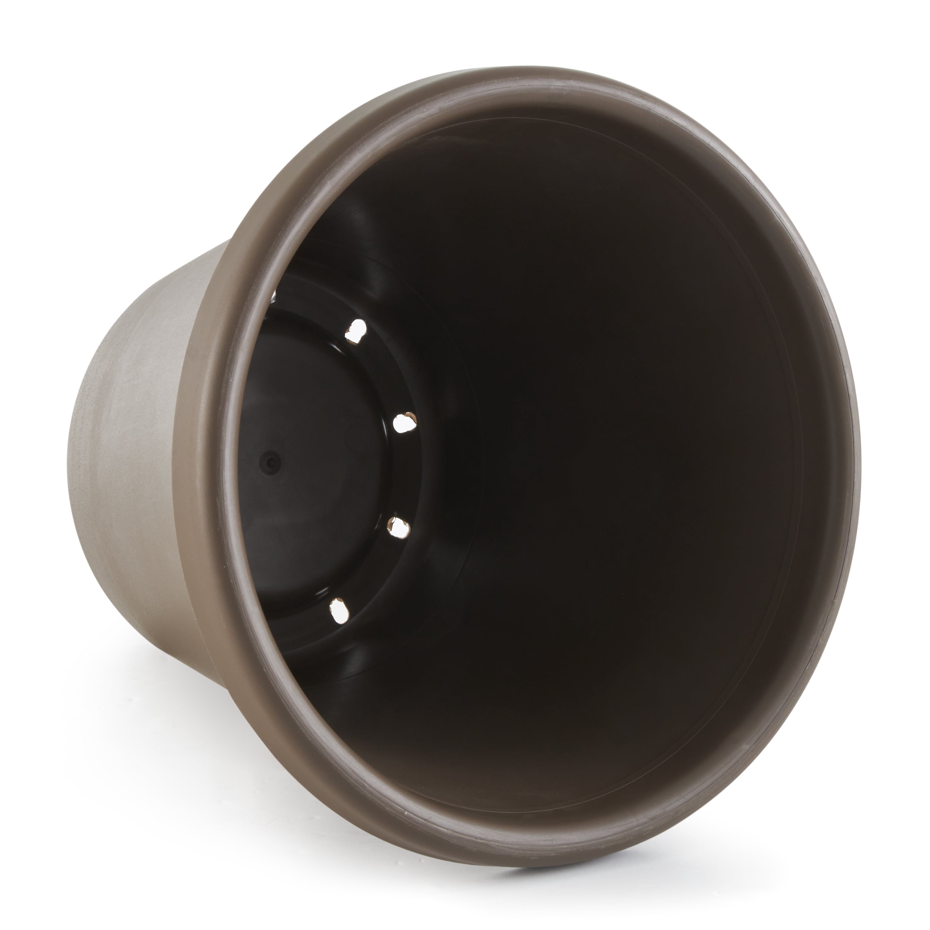 The HC Companies 14 Inch Indoor and Outdoor Classic Flower Pot, Chocolate