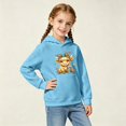 thumbnail image 2 of Shadoumai Cow Hoodie For Girls Printed Pattern Long Sleeve Hoodie Pullover Tops with Pocket Lightweight Pullover Hoodie Children Fall Winter Little Girls Clothes, 2 of 5