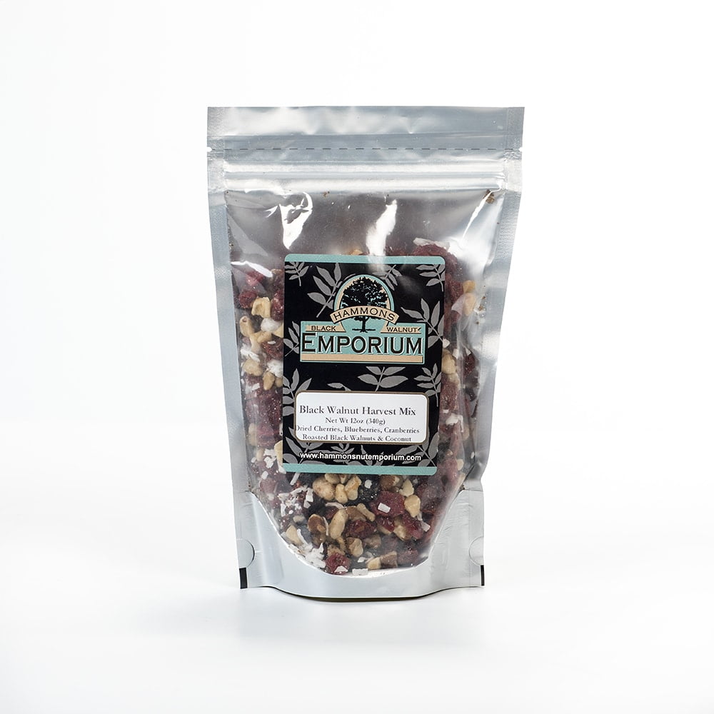 Hammons Harvest Black Walnut Cherries Berries Coconut Protein Snack Mix