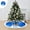 Multicolor_A, variant on EWASWON Christmas 36 Inch Multicolor Christmas Tree Skirt - Classic Polyester Design with Glossy Edges, Festive Holiday Decor for Family Gatherings & Gifts