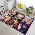 thumbnail image 2 of Jojo - Alfombra de pintura animada Área grande Negro Suave Decoración para el hogar Boho Picnic840x60cm (15x23 pulgadas)40x60cm (15x23in) zhangyuxiang unisex, 2 of 2