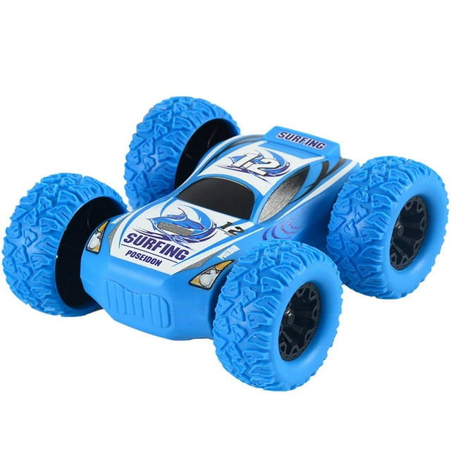 Educational Toys Inertial Doublesided Stunt Graffiti Car Offroad Model Car Vehicle Children‘s Toy Gift