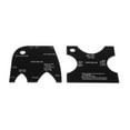 thumbnail image 4 of MERIGLARE 2 PCS Guitar Making Neck Mold Template Neck Shaping Reference Leveling Accessory 1935 000-28, 4 of 5