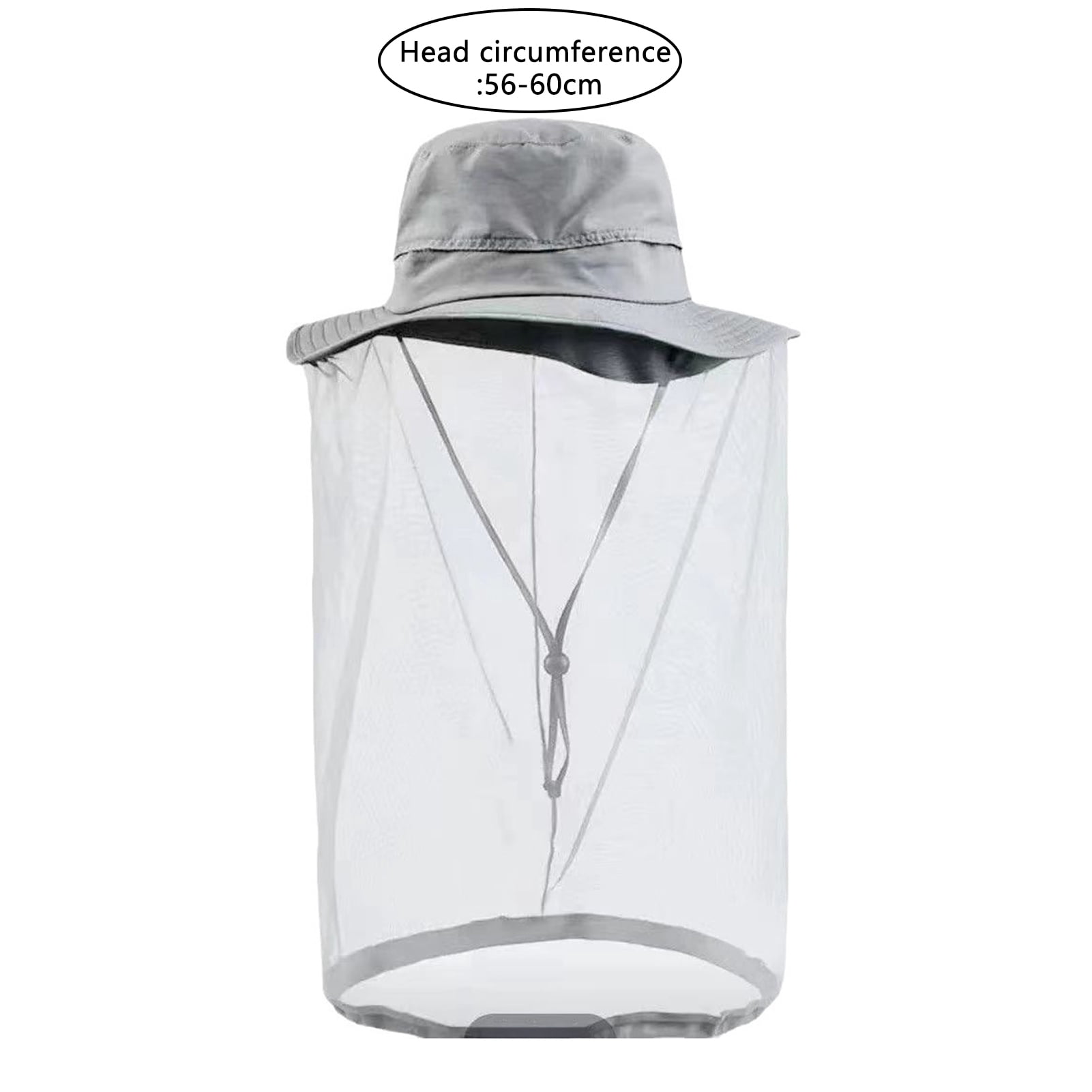 Sun Protection Bucket Hat with Hidden Mosquito Net Mesh for Outdoor Activities 276869335.jpg main image 3