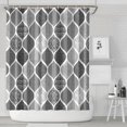 thumbnail image 2 of Waterproof Abstract Art Shower Curtain 72x84 Inch Boho Style Polyester Unique Shower Curtain for Bathroom Hotel Home Decor with 12 Plastic Hooks, 2 of 5